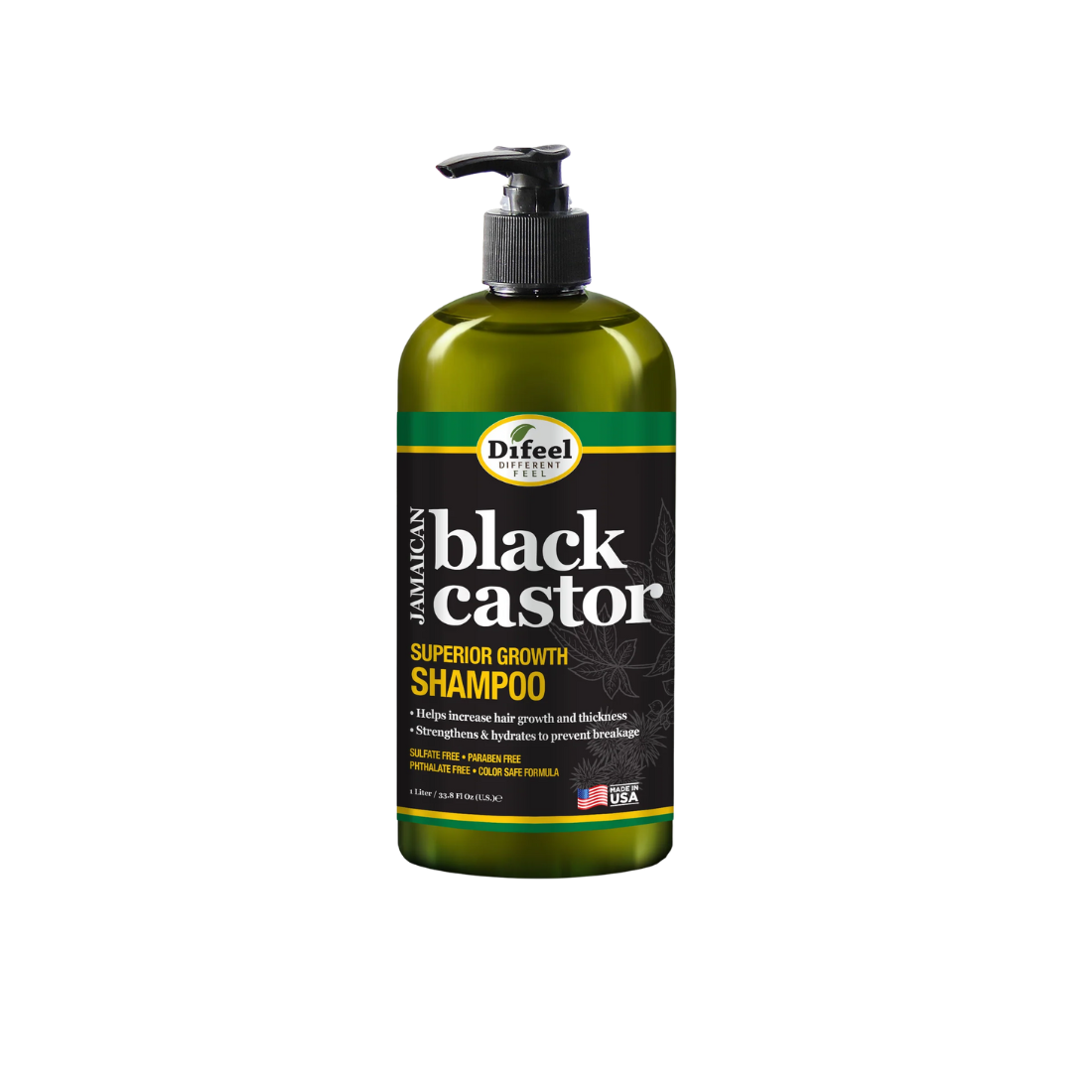 Difeel Superior Growth Jamaican Black Castor Shampoo 33.8 oz.