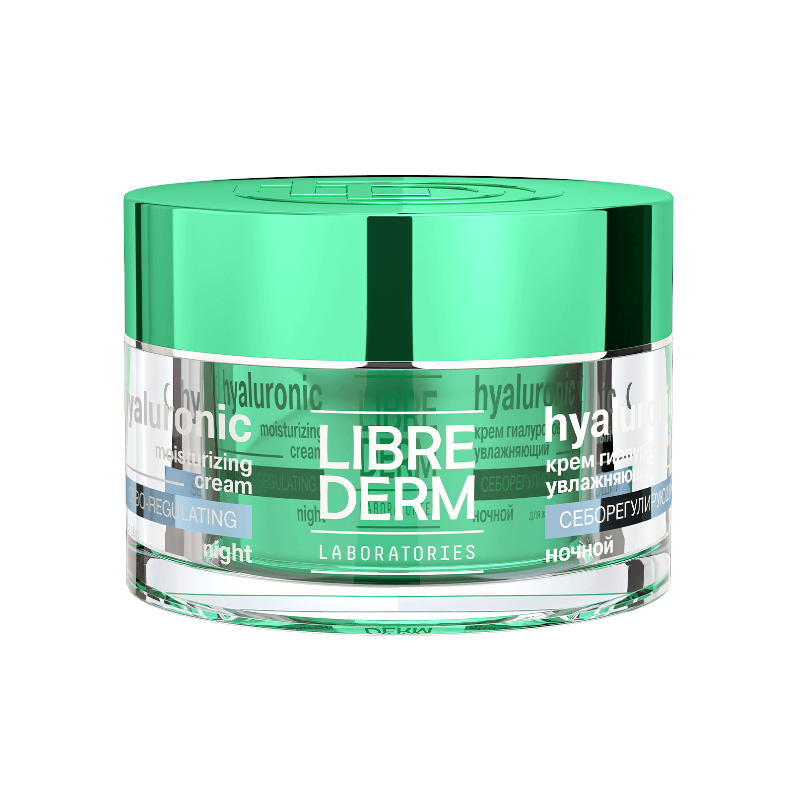 Hyaluronic cream moisturizing sebum-regulating night for oily skin 50 ml